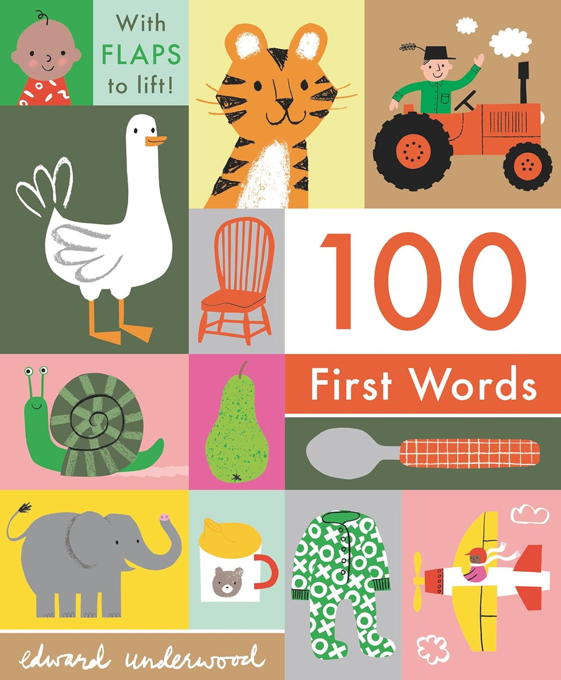100 First Words: With Flaps to Lift